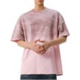 thumbnail image 1 of WAENQINLA Mens Oversized T-Shirt Heavyweight Vintage Gradient Color Basic Cotton Tees Crewneck Short Sleeve Summer Tops, 1 of 4