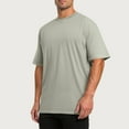 thumbnail image 1 of WAENQINLA Mens Shirts Casual Stylish Side Split Crew Neck T-Shirt Loose Fit Short Sleeve Solid Basic Tees for Men S-XXL, 1 of 8