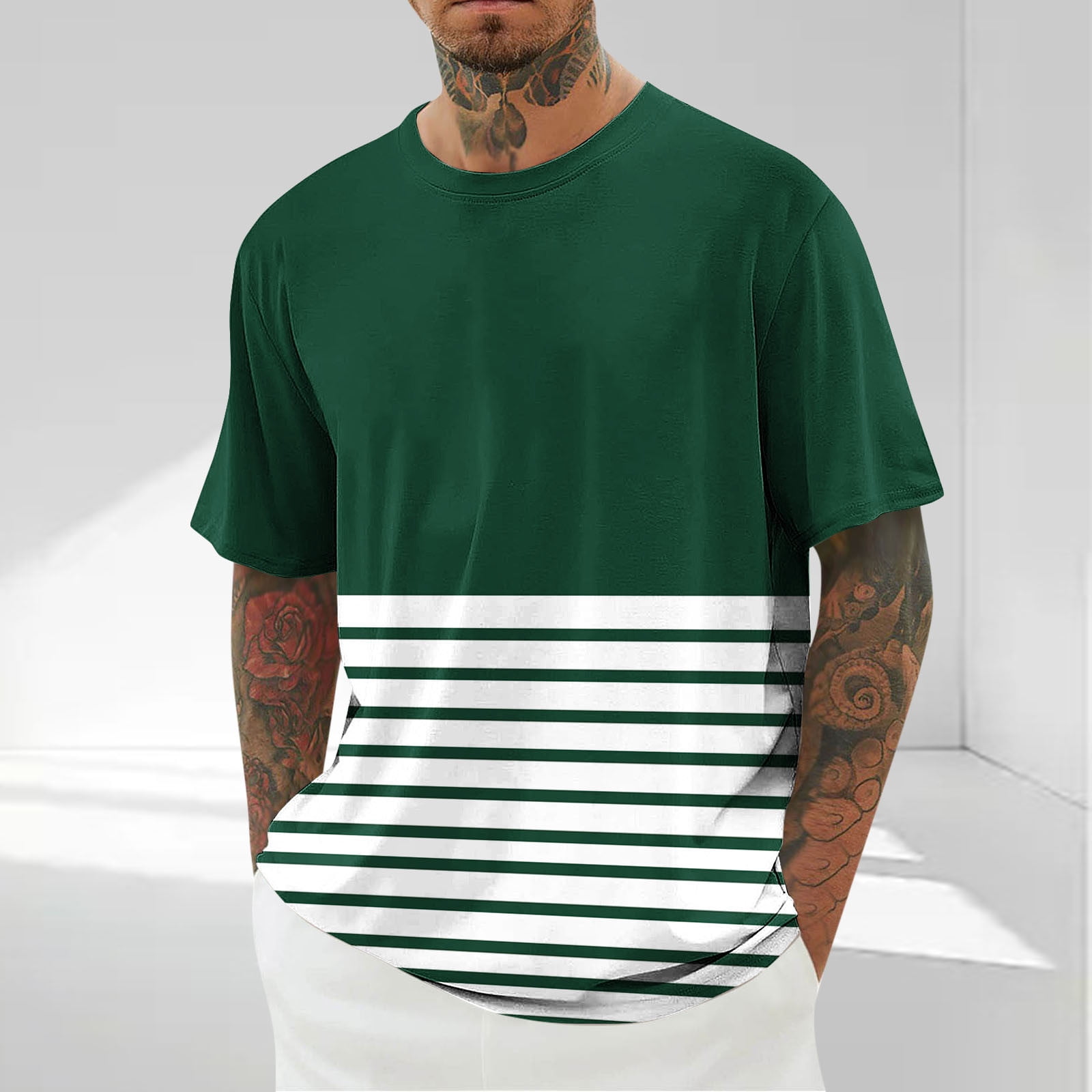 Men's Cotton Linen Long Sleeve Shirt - Solid Color Ethnic Style, Loose Fit Beach Top - View #12