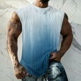 thumbnail image 1 of WAENQINLA Mens Tank Top Big and Tall Round Neck Sleeveless Summer Tank Tops Workout Tank Tops Casual Gradient Graphic Tees,S-5XL, 1 of 5