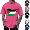 thumbnail image 1 of WAENQINLA Flag Graphic Patriotic Shirts for Men Big and Tall Short Sleeve T-Shirt Summer Casual Crew Neck Classic Tees,S-6XL, 1 of 5