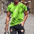 thumbnail image 1 of WAENQINLA Summer Shirts for Men Muscle Fit Short Sleeve Crewneck Shirts Stylish Print Graphic Tee Shirts Casual Pullover, 1 of 5