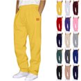 thumbnail image 1 of WAENQINLA Sweatpants for Men Winter Warm Casual Fleece Lined Trousers Elastic Waist Athletic Pants Open Bottom Jogger Sweat Pant with Pockets, 1 of 4
