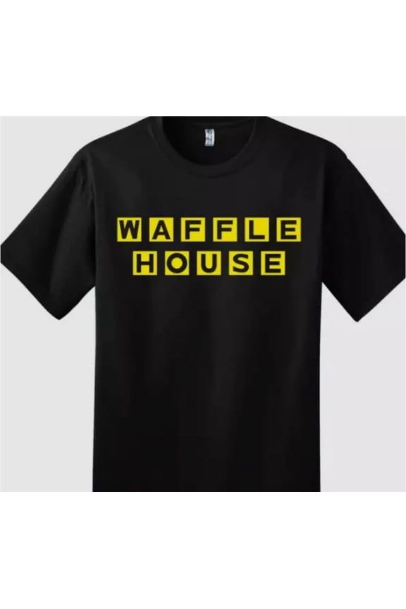 WAFFLE HOUSE T-Shirt Vintage Logo Funny Cool Shirt Tee Tshirt WaffleHouse S-5XL