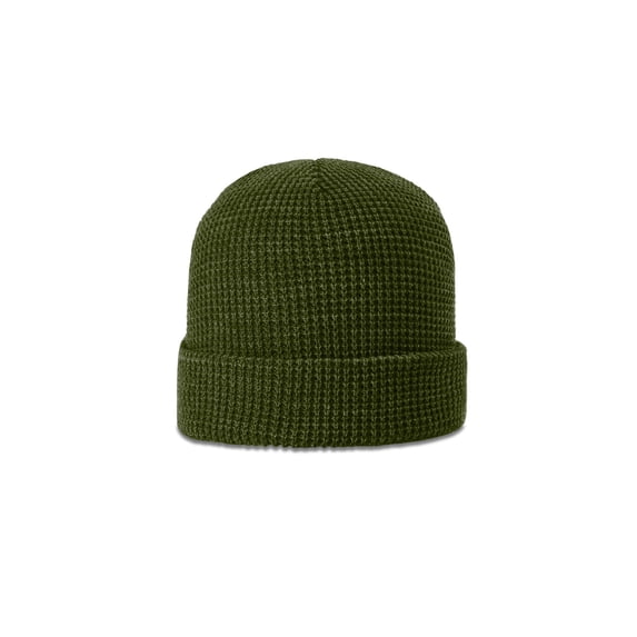 WAFFLE KNIT BEANIE W/ CUFF