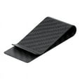 thumbnail image 1 of WAFJAMF Unisex Carbon Fiber Money Clip and Credit Card Holder, Matte Black, 39mm, 1 of 5