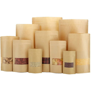 https://i5.walmartimages.com/seo/WAFUNNE-100pcs-Kraft-Bags-with-Window-Stand-Up-Ziplock-Seal-Paper-Bag-Resealable-Large-Small-Food-Storage-Pouch-1oz-3-55-5in_ce7fddc1-5e65-4d25-8769-92febc26634a.d5d422452fe47d5e7eac587375cd866c.jpeg?odnHeight=320&odnWidth=320&odnBg=FFFFFF
