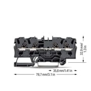 WAGO 2004-1405 TOPJOB S feedthrough terminal block