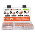 thumbnail image 1 of WAGO 221 Series 105pc Lever Nuts Wire Connector Assortment with Case, 1 of 4