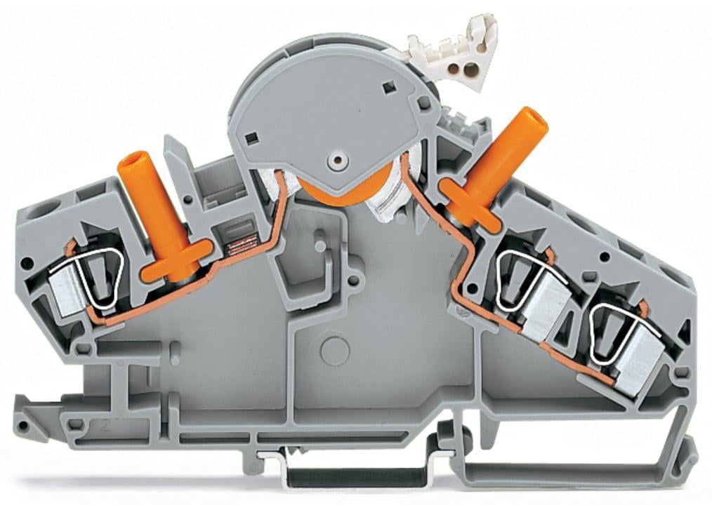 WAGO 282-860 3-conductor disconnect/test terminal block
