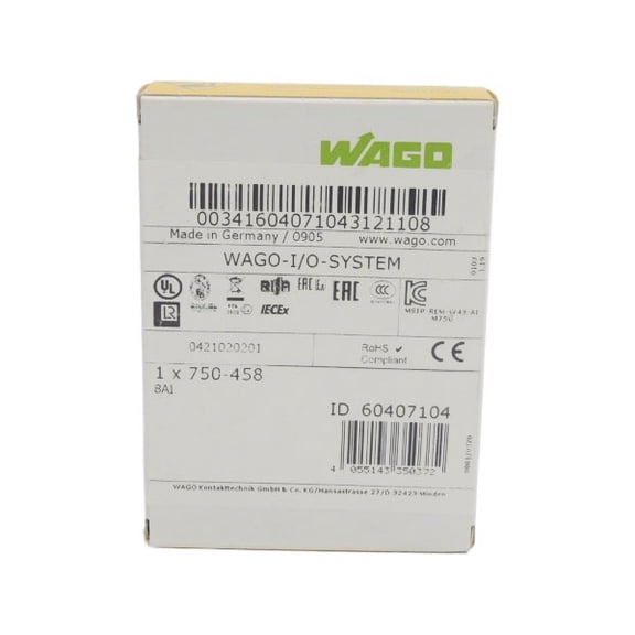 WAGO 750-458 8AI NSFS