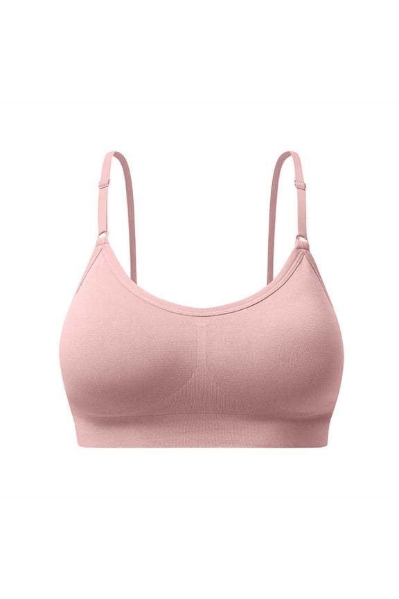 Adjustable Strap Sports Bra for Women Quick Dry Padded Workout Bra for Yoga & Pilates