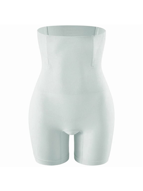 Plus Size Shapewear for Women High Waist Tummy Control Shorts Butt Lifting Seamless Mid Thigh Body Shaper Underwear
