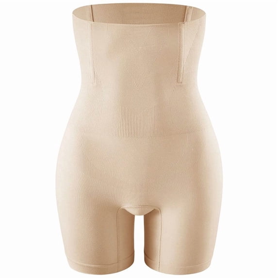 WAGUTH Plus Size Shapewear for Women High Waist Tummy Control Shorts Butt Lifting Seamless Mid Thigh Body Shaper Underwear