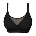 thumbnail image 1 of WAGUTH Sports Bras for Women Seamless Mesh Wireless Bras Adjustable Straps Back Closure Comfort Yoga Gym Workout Bralettes, 1 of 8