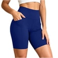 thumbnail image 1 of WAGUTH Summer Casual Workout Shorts with Pockets,Blue,XXL, 1 of 6