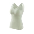 thumbnail image 1 of WAGUTH Thermal Tank Tops for Women V Neck Seamless Sleeveless Warm Underwear Camis with Built-In Bust Support Pads for Fall Winter, 1 of 8