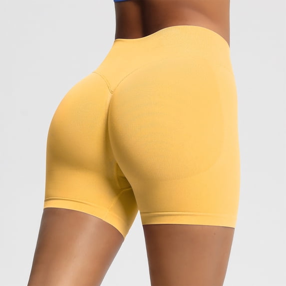 WAGUTH Women's High Waist Seamless Biker Shorts Stretchy Compression Workout Shorts for Yoga Gym Running & Casual Wear