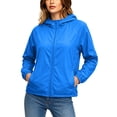 thumbnail image 1 of WAGUTH Women's UPF 50+ Sun Protection Hooded Jacket Lightweight Full-Zip Quick Dry Jacket with Elastic Cuffs & Pockets for Hiking Travel, 1 of 7