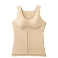 thumbnail image 1 of WAGUTH Womens V-Neck Shapewear Thermal Tank Tops Front Hook Compression Slimming Warm Underwear Vests for Fall Winter, 1 of 4
