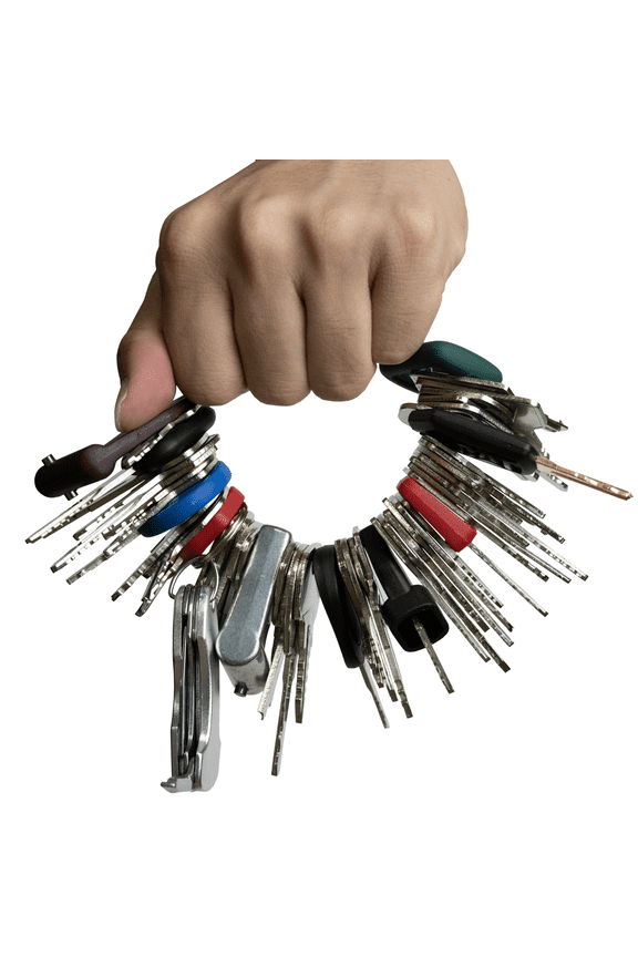 56 Premium Heavy Equipment Keys Construction Ignition Keys Set with Multifunction Tactical Keychain for JD CAT Bobcat Case Caterpillar Genie Gradall Hyster JCB JLG Komatsu Sany Multiquip