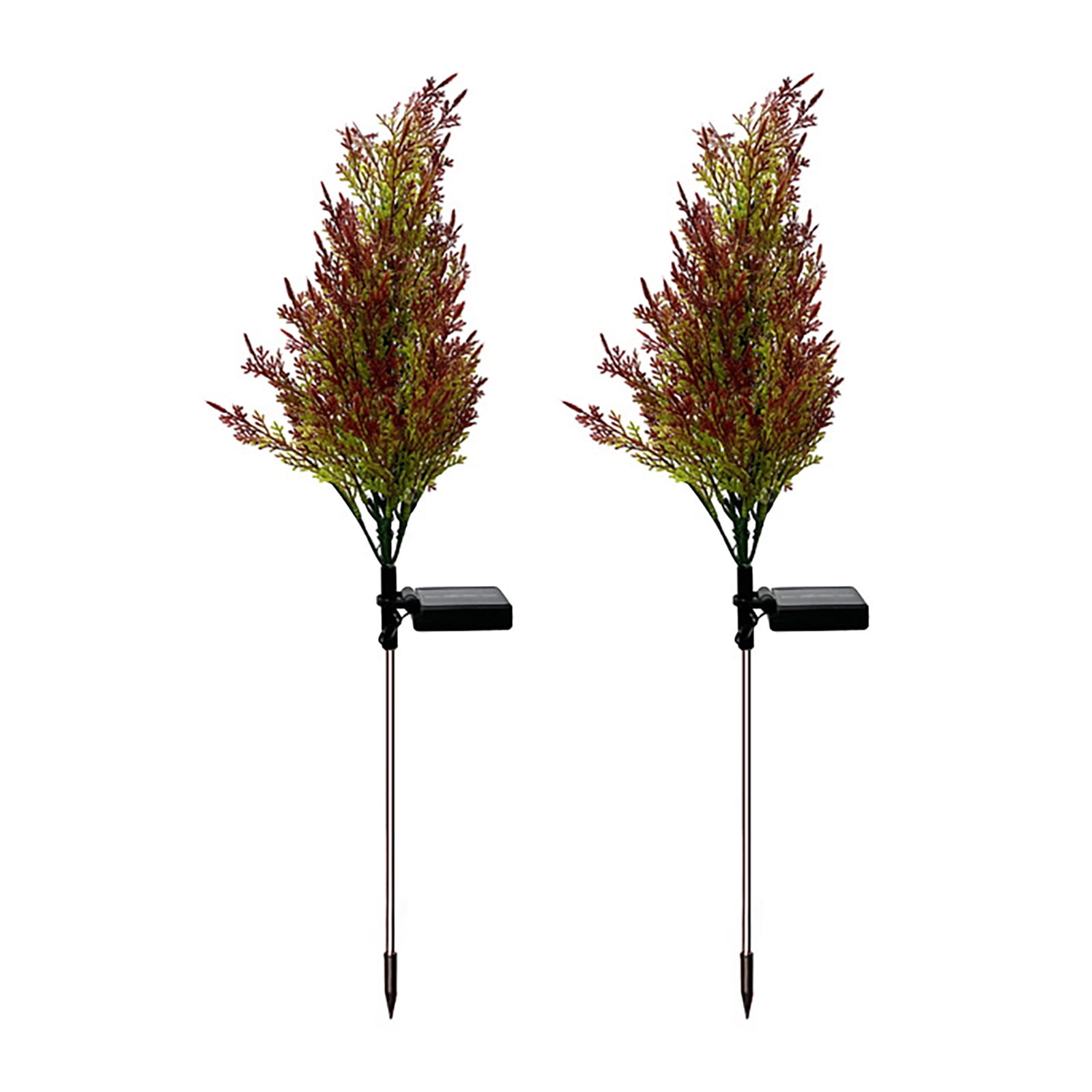 WAHIUHIUA Outdoor Waterproof Solar Christmas LED Colored Tree Light