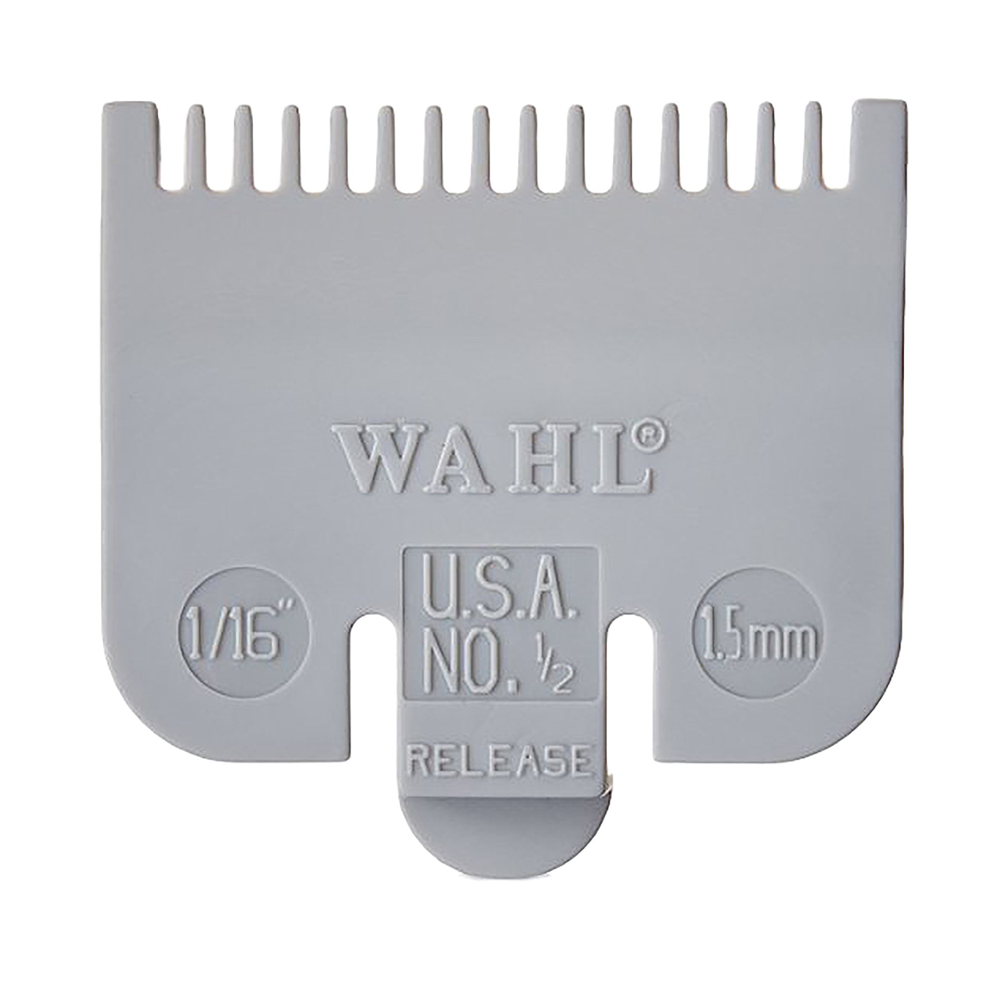 bacon vidnesbyrd fungere WAHL #1/2 Clipper Accessories Combs Guards 1/16" 1,5mm CL-3137-101 -  Walmart.com