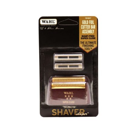 Wahl Professional 5 Star Shaver Replacement Foil Cutter Bar Assembly Gold Super Close Shaving