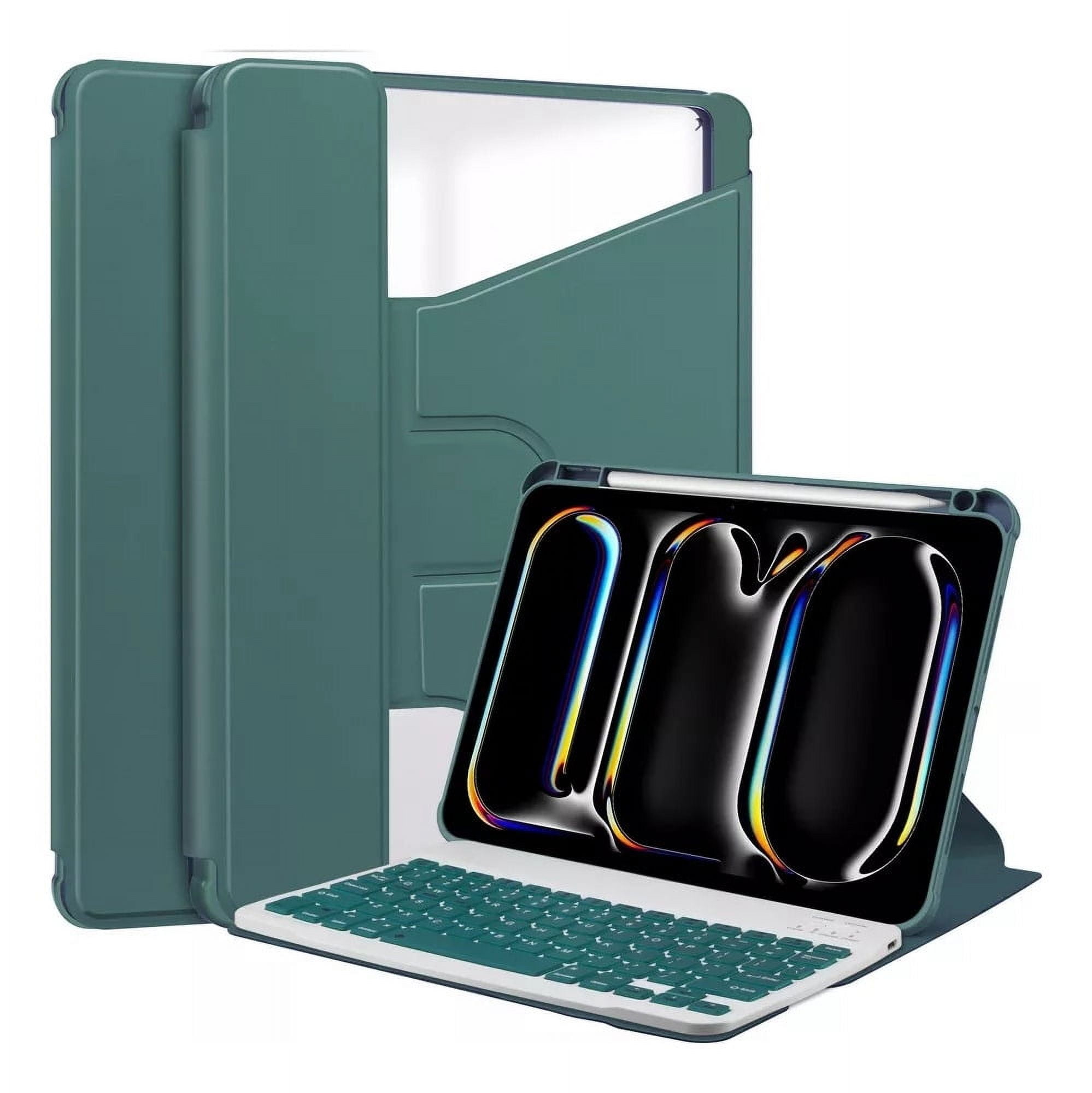 WAILIQIAO Keyboard Case Compatible with iPad Pro 11 (M4 2024) 360