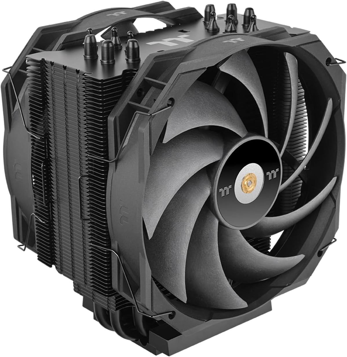 WAIR CPU Cooler; Six Φ6mm Copper Heat Pipes; 2x140mm PWM Fans; 500~1500RPM; Single Tower; LGA 4677 & sTR5/SP6; 500W TDP; Black; CL-P140-CA14BL-A