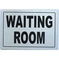 thumbnail image 1 of WAITING ROOM SIGN (7X10,SILVER,ALUMINUM) -ref20022, 1 of 5