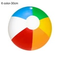 thumbnail image 1 of WAITLOVER Inflatable Large Beach Toy Ball, PVC Multicolor/Party Theme, 30 cm, 1 of 8