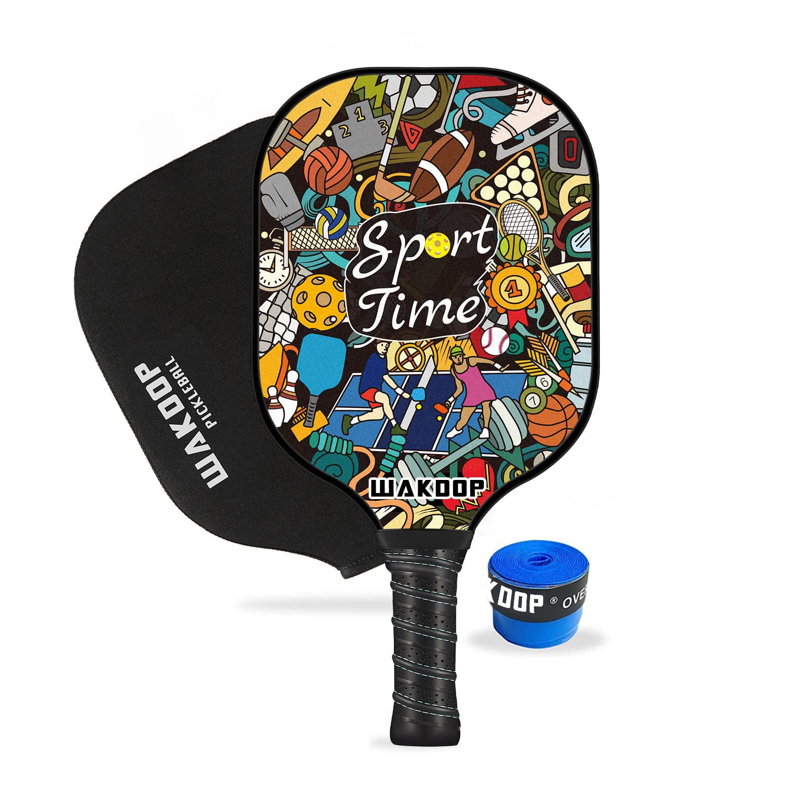 WAKDOP Pickleball Paddle USAPA Approved Graphite Carbon Fiber Racquet