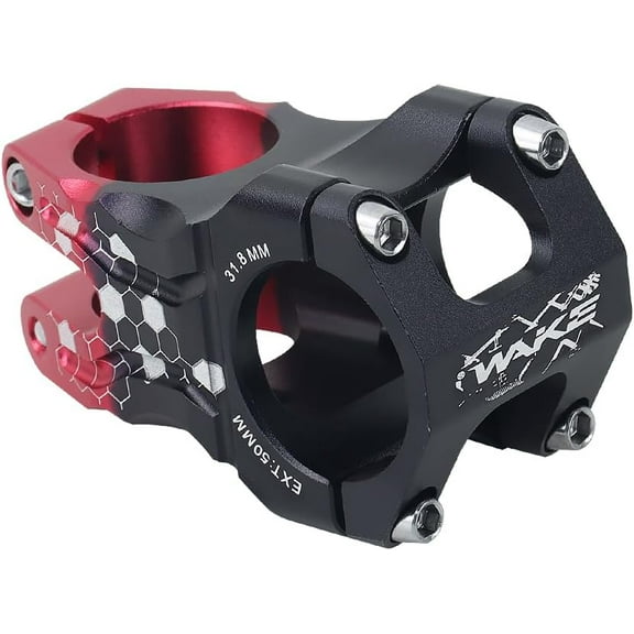 WAKE 31.8 Stem 35mm Bike Stem, MTB Stem Mountain Bike Stem Short Handlebar Stem for Most Bicycle, Road Bike, MTB, BMX, Fixie Gear, Cycling