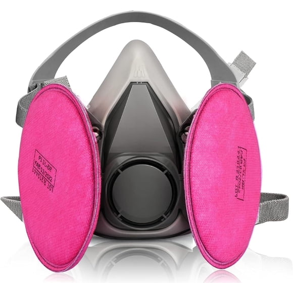 WAKYFLX Respirator Mask with,  Reusable Gas Mask for Spray Paint Chemical Epoxy Resin Woodworking Sanding Welding