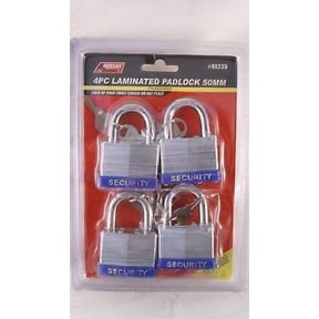 4 PC PADLOCK KEYED ALIKE 40235