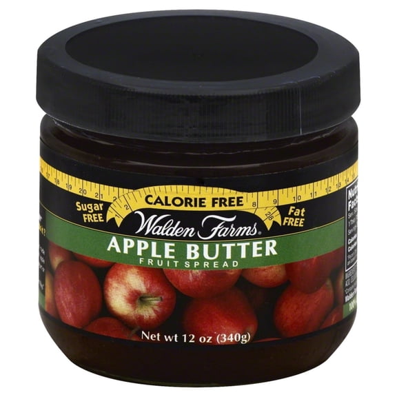 WALDEN FARMS, FRUIT SPRD CF NO CARB APLEBTTR, 12 oz, (Pack of 6)