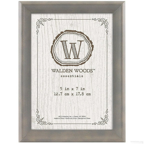 WALDEN WOODS ESSENTIALS Weathered-Gray desk frame from MCS