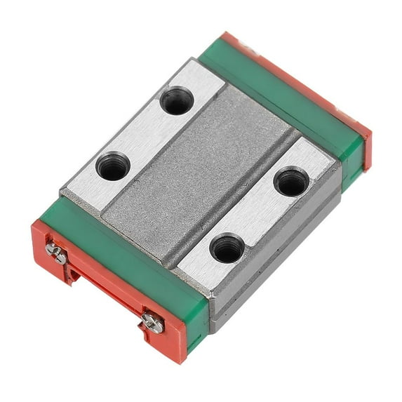 WALFRONT 1pc LML9B Miniature Linear Rail Guide Rail 9mm Width + Slide Block , Linear Slide Rail,Linear Guide Rail