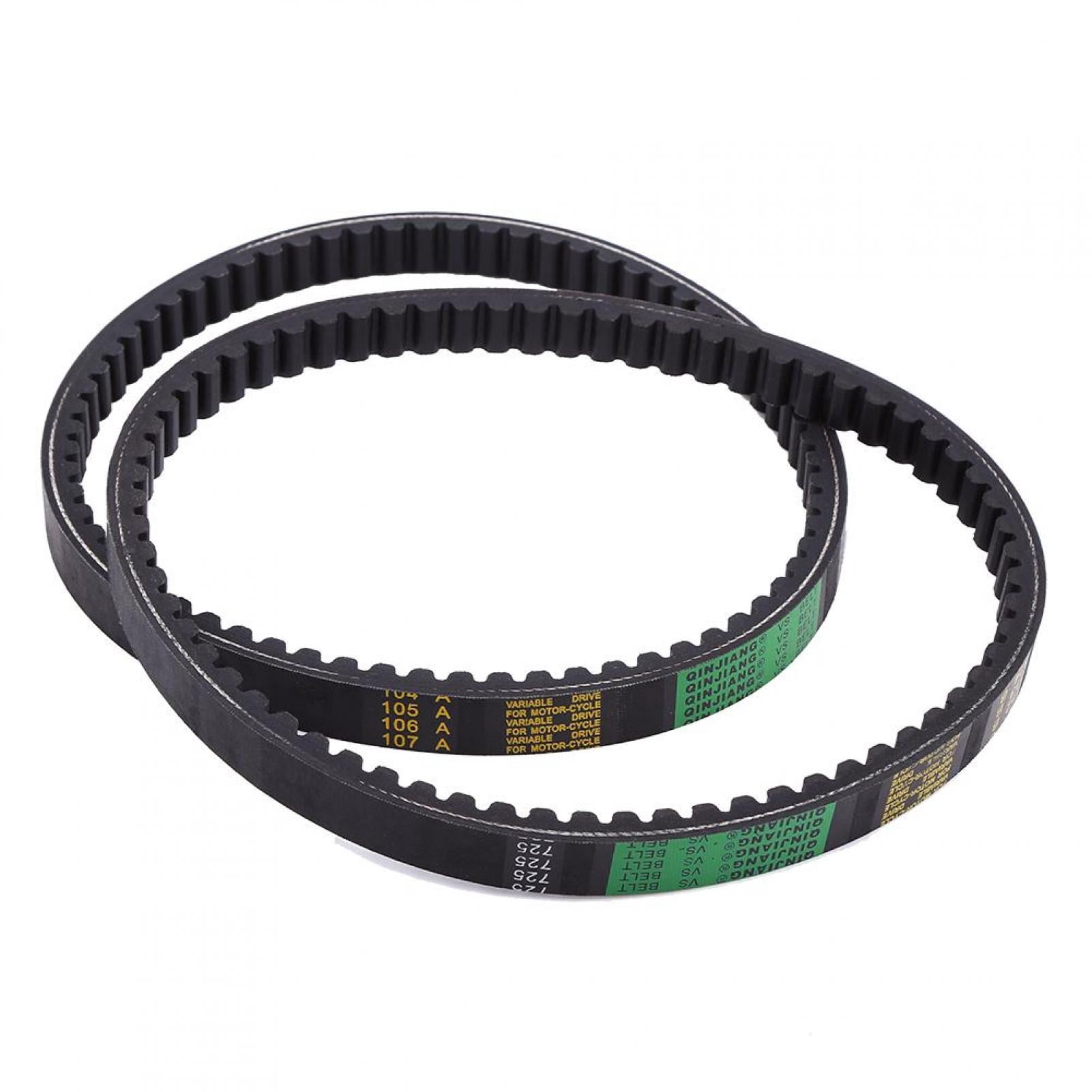 2 Cinghie Frizione Per Go-Kart Hammerhead 80T E Trailmaster Mid XRX - Ricambio 9.100.018-725, Gomma Nera 22x1,9cm