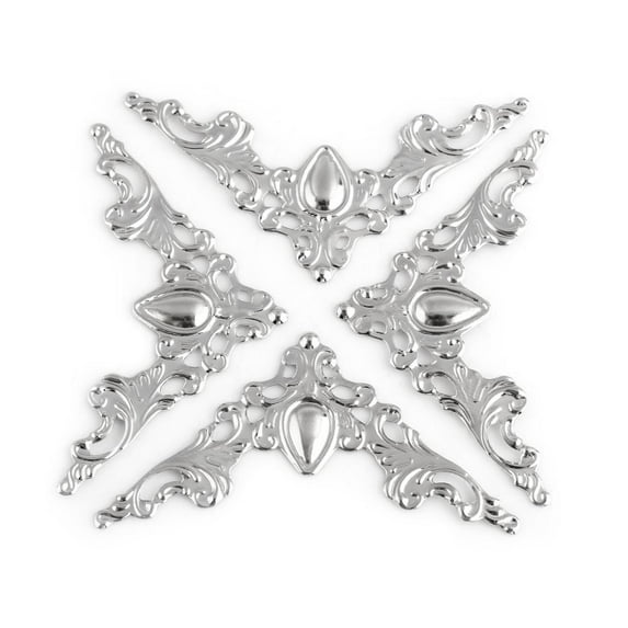 20Pcs Antique Metal Box Book Scrapbooking Albums Menus Corner Protectors Decorative Cover Book Corner Protector