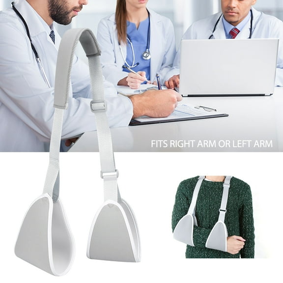 WALFRONT Adjustable Medical Shoulder Arm Sling Swathe Brace Reinforced  Broken Forearm, Medical Tool, Wrist Sling