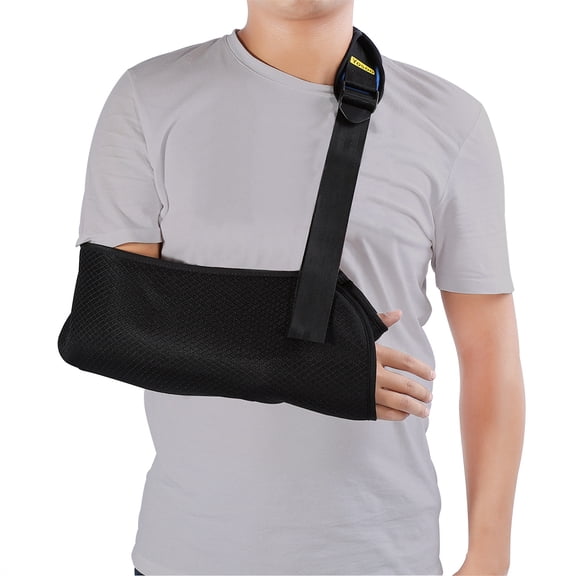 WALFRONT Arm Sling For Shoulder - Arm Sling Shoulder  - Arm Sling Extra Large - Medical Bracing High Pouch Support Strap Fit Left And Right Arm Lightweight Breathable Adjustable
