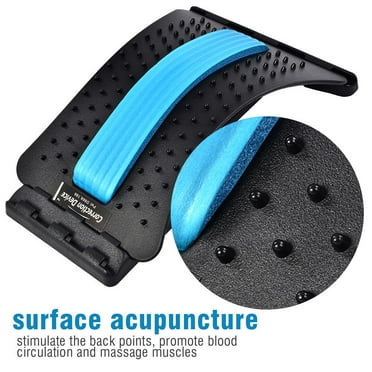 WALFRONT Back Stretcher, Back Stretcher Pain Relief,Back Stretcher Lower Lumbar Muscle Massage Support Pain Relief Fitness Tool