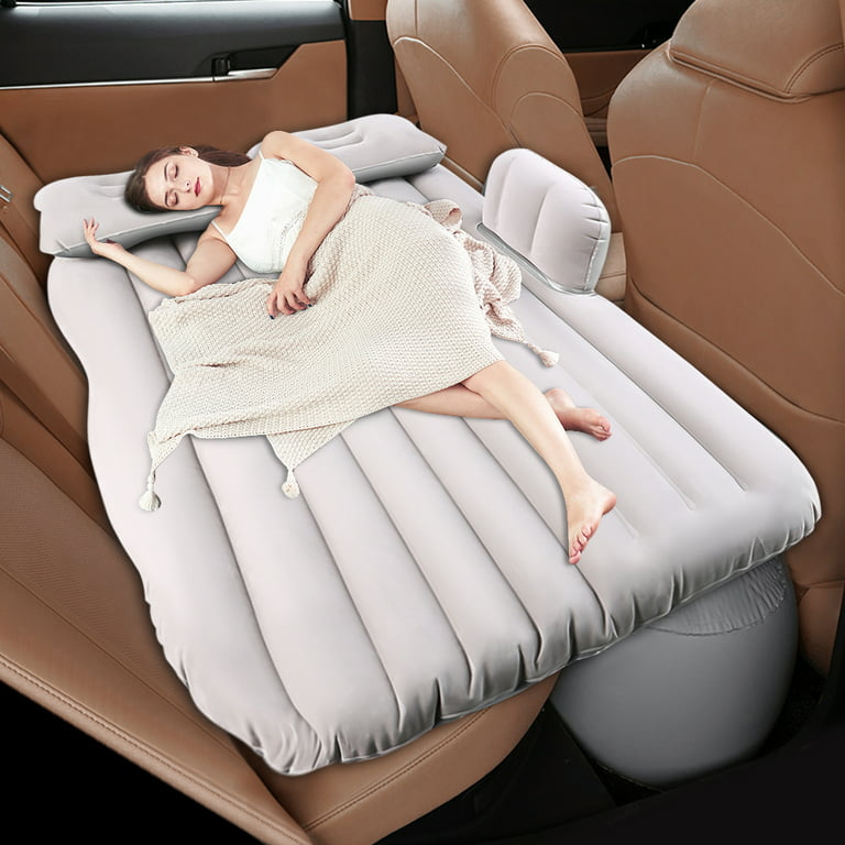Inflatable Travel Car Mattress Air Bed Back Seat Sleep Rest Mat w