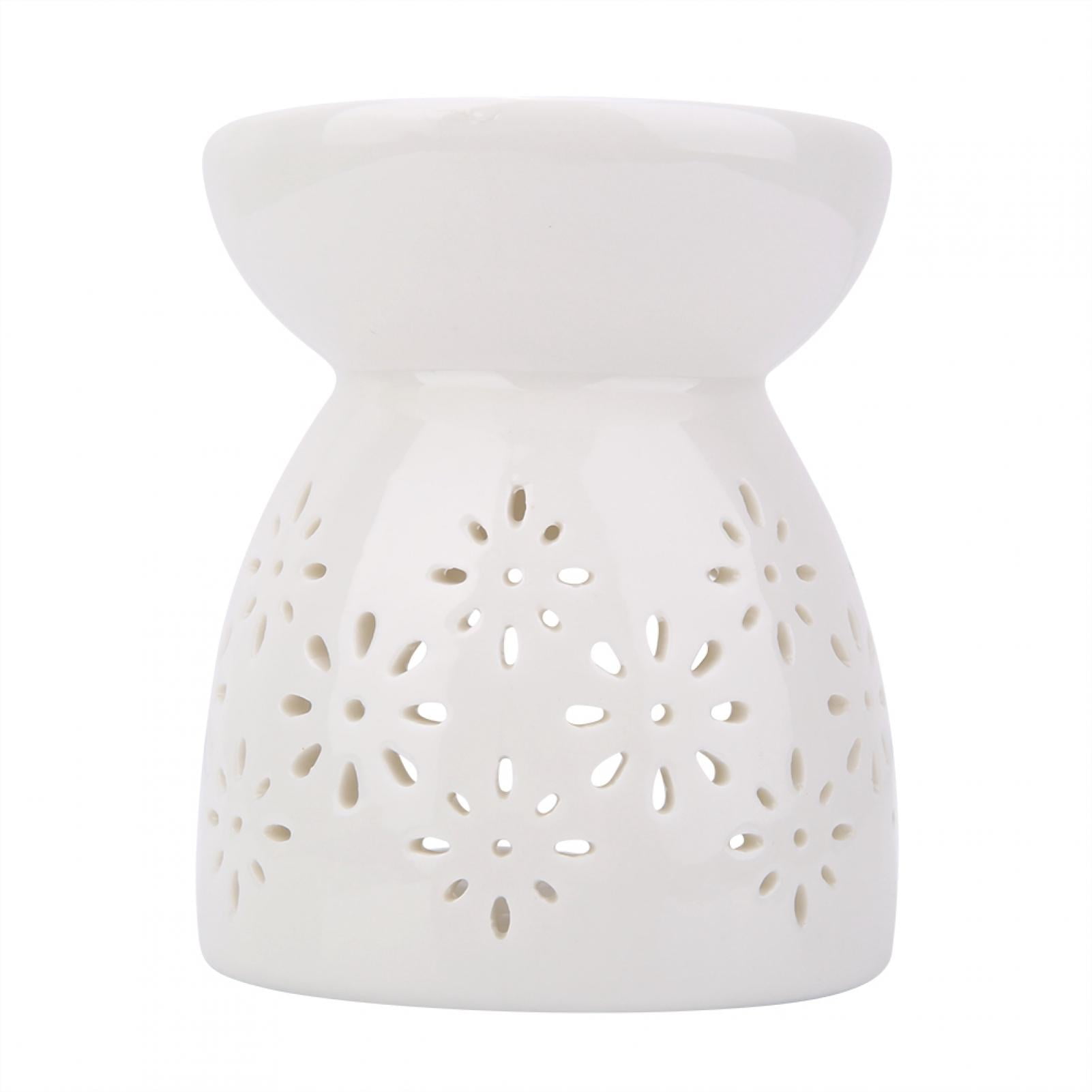 Earnest Living Wax Melt Warmer for Scented Wax Cubes Tart Candle Warmer Wax  Melts Electric Ceramic Fragrance Melter Oil Burner White for Home