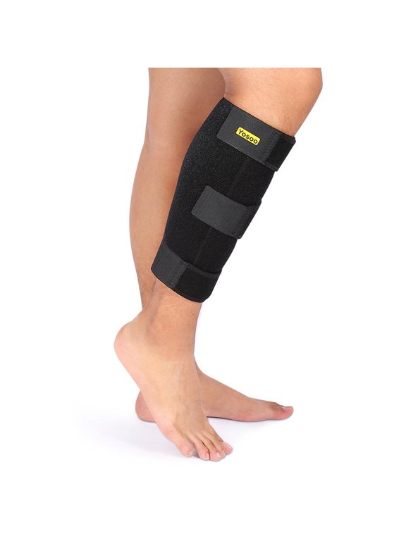 Compression Wrap Increases Circulation, Reduces Muscle Swelling, Calf Compression Brace Shin Splint Sleeve Support Lower Leg Wrap Muscle Fits Either Left and Right Leg US, Safe, Calf Brace