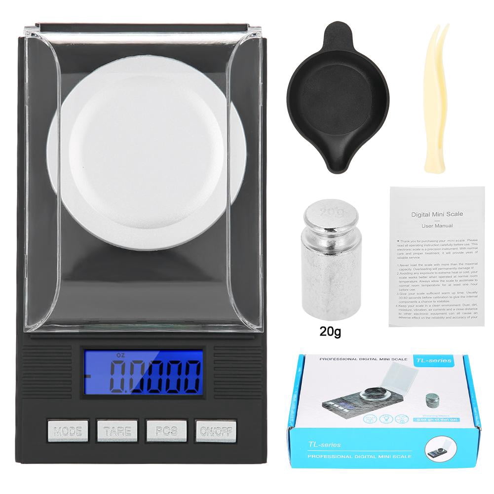 WALFRONT Mini Portable High Precision 0.001g Pocket Jewelry Scale with ...