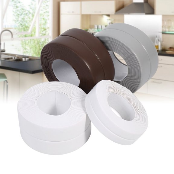 WALFRONT Sealing Strip Windows Door Sink Kitchen Tool Antifouling Gas Stove Sticker 22mm x 3.2m/38mm x 3.2m
