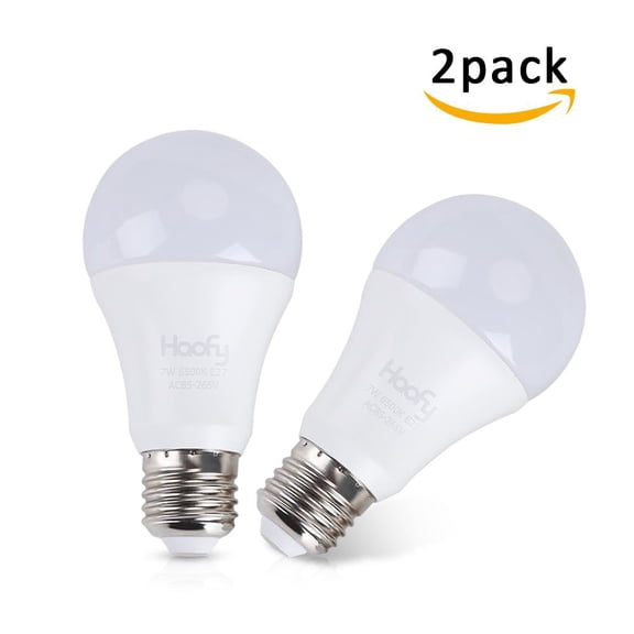 WALFRONT Sensor LED Bulbs,Dusk to Dawn Light Bulb,Dusk to Dawn Light Bulb,7W Smart Sensor LED Bulbs Built-in Photosensor Detection with Au